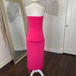 Mermaid Sirencore Bright Pink Strapless Jelly Fish Midi Maxi Dress XS / S Photo 4