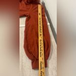 Pilcro  Anthropologie Twist Front Sweatshirt Rust Copper NWT Size Medium Photo 6