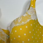 Cacique ‎ Yellow Gold Polka Dot Lightly Lined T-shirt Bra Size  Size 42D #113 Photo 6