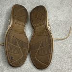 Sperry Tan Boat Shoes with Floral Accents Photo 2