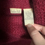 Linden Hill Mohair Blend Cowl Neck Sweater Red Size L Photo 1
