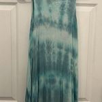 Blue and white tie dye sun dress Photo 0
