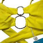 Beach Bunny Lexi Bralette Tango BIKINI TOP Size Large Yellow Sunshine NWT $155 Photo 6