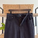 J.Crew  High-Rise Classic Straight Washed Black Jeans, 28 Tall Photo 6