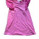 TCEC  Pink Puff Sleeve Mini Dress M Photo 0