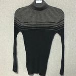it's our time gray and black turtleneck long sleeve shirt Photo 3