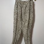 Kenar  Leopard Print Pants 100%linen Photo 3