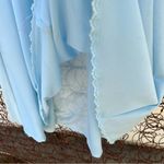 Vintage Jerri Lee New York baby blue crêpe lace bib front prairie dress 11 Size undefined Photo 9