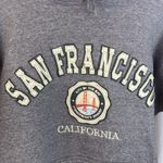 San Francisco CA Fisherman’s Wharf Gray Hoodie Long Sleeve Sweatshirt M Size M Photo 2