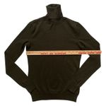 Ralph Lauren Black Label Turtleneck 100% Cashmere Sweater XS-S Olive Green Photo 4