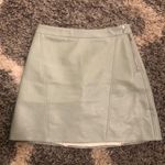 ZARA Mint Leather Skirt Photo 0