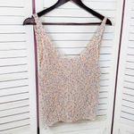 Jun & Ivy  Speckled Shimmer Back Twist Knit Sweater Cropped Tank Top XS‎ Photo 6