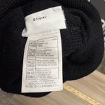 Disney  Vintage Blacked Out Mickey Ears Embroidered Beanie Toque Winter Hat Photo 3