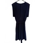 White House | Black Market NEW WHBM Dress Medium Blue Polyester Spandex Slit Back Photo 2