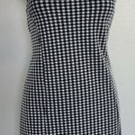 Topshop Black & White Gingham Mini Dress Photo 7