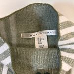 Max Studio  Green & White plaid mock neck long sleeve pullover sweater Women’s XL Photo 3