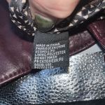 Madison West  Faux Wine Leather Woven Flap Crossbody Bag Photo 9