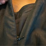 Eddie Bauer Black Skirt Size 10 Black Knee Length Slits Linen Blend Photo 10