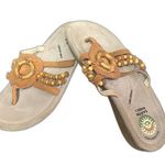 Earth Shoes Beaded Thong Sandals Photo 0