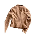 L.A.M.B. Women's Beige Polyester Long Sleeve Two Button Style Blazer Jacket Size 2 Photo 2