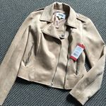 BB Dakota Steve Madden XS NWT Faux Suede Moto Jacket Photo 0