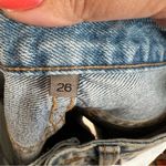 Carmar High Rise Lightwash Raw Hem Denim Shorts Blue Size 26 Photo 4