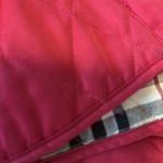 Burberry  LONDON Women’s Red Diamond Quilted Jacket Size S Photo 11