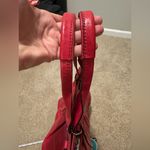 Coach 13924 Large Leather Garnet Bag Dark Berry Color Photo 5