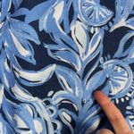 Lilly Pulitzer  Avery Crop Navy Floral Wide Leg Pull
On Pants - Sz 4 💛🎀 Photo 10