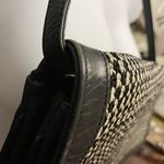 The Sak by Elliott Luka Black Shoulder Purse Black and White Houndstooth Pattern Photo 2