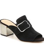 Marc Fisher Rima Suede Mule Sandal Black Size 8 Photo 1