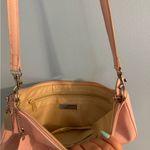 GIAN BERNINI genuine leather light pink shoulder bag with coach charm Photo 4