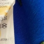 Primark Prinark Blue Floral Strapless Wideleg Jumper Size 2 Photo 4