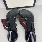 Gucci  Black Red/Green Sandals with Multi-Strap Design Size 38. Photo 12