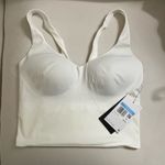 Nike NWT Alate Lightweight Padded Sewn In Pads Sports Bra Dri Fit White Size M Photo 2