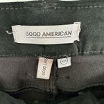 Good American  Women’s 0/25 Black Faux Suede Good Legs Pants Jeans Photo 1