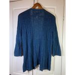 Chico's  2 Lightweight Cardigan Sweater Womens Large Blue Modest Office Church‎ Photo 3