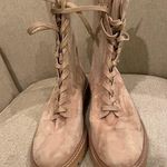 Circus by Sam Edelman Sam Edelman Lydell Combat Boot Sesame Suede Beige, S87 Photo 0