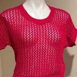 Arizona Jeans Arizona Jean Company Pink knitted Short Sleeves Top SZ XL 14/16 Photo 0