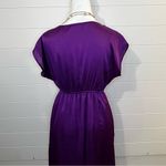 Soprano  Deep Purple Mini Dress V-Neck Feminine Lightweight Photo 5