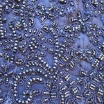 Mac Duggal  20283 Womens Blue Embellished Plunge Neck Puff Sleeve A Line Gown Photo 8