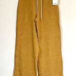 Mate the Label NWT Yellow Organic Thermal Wide Leg Pant - S Photo 1