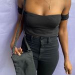 Classic black crossbody shoulder bag Photo 1