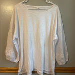 Adyson Parker  White Peasant Blouse XL Photo 0