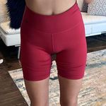 Nike Red Women’s Biker Shorts Photo 1
