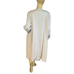 MIDNIGHT VELVET GRAY SHIFT DRESS WITH JACKET & FLORAL APPLIQUE ACCENTS (1X) Silver Photo 4