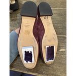 Stuart Weitzman Womens Meena Mule Size 5 Loafer Slip On Flat Plum Suede Photo 6