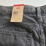 Levi's  501 ORIGINAL FIT HIGH RISE WOMEN'S SHORTS - BLACK, size 33, NWT Photo 5
