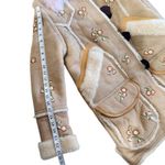 Coach  Shearling Drifter Coat Floral Embroidered Runway  EUC Photo 10