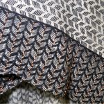 Anthropologie Moth Tan/Grey Print Knit Cropped 3/4 Sleeve Sweater Top size S Photo 6